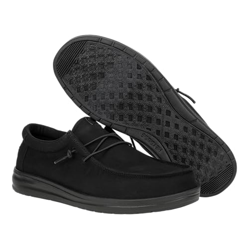 Image of HEYDUDE Men's Wally Stretch Sox Slip-On Loafer, Lightweight, Breathable, with Flex & Fold Outsole