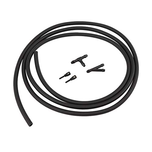 QUARKZMAN Kit Buse Lave-Glace Pare-Brise Avec Tuyau - Compatible VW - Référence 6E0955985A