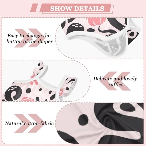 Baby Onesies Snakes Flower Pink Unisex Baby Sleeveless Bodysuits 0-24 Months for Boys Girls3