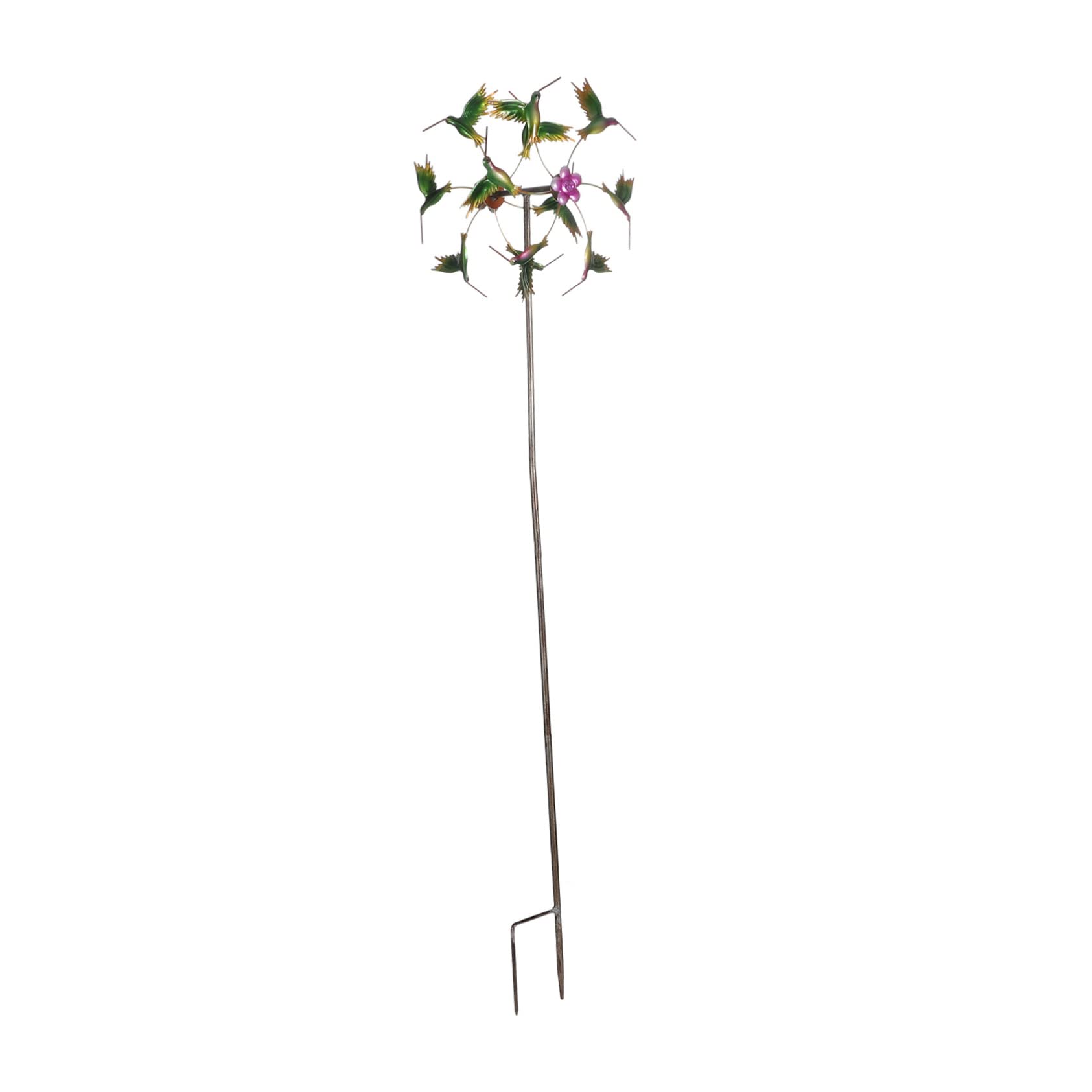 Moulin à vent en métal pour jardin et patio crée une ambiance zen