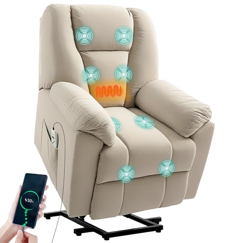 Fauteuil relaxant électrique haut de gamme avec dossier inclinable en velours