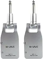 KINGSTER M-VAVE Sistema de guitarra sem fio – Transmissor-receptor de guitarra avançado com tecnologia sem fio 2.4G para aprimorar sua performance musical cabos Distância transmissão sem fio 30 metros