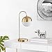 SAFAVIEH Lighting Collection Cappi Modern Brass Gold Orb 21-inch Bedroom Living Room Home Office Desk Dorm Study Nightstand Task Table Lamp (LED Bulb Included)