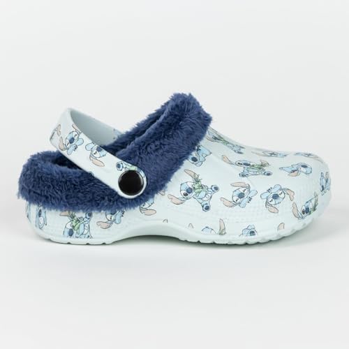 Chaussons Stitch Disney réglables avec doublure amovible lavable
