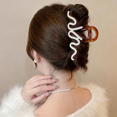 Pinzas para el cabello SINIDE con cristales, 2 unidades miniatura 7