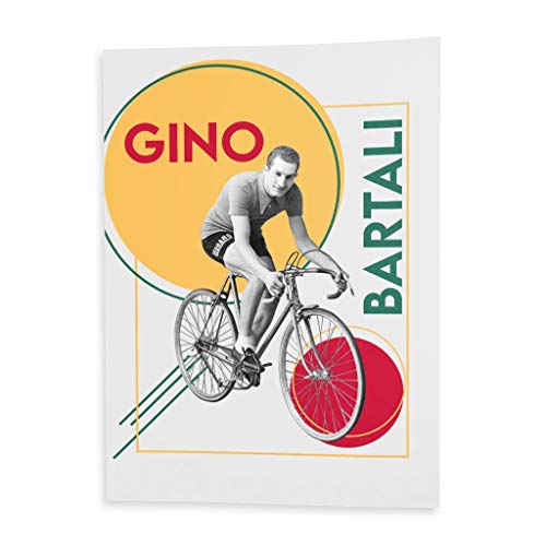 Colori vivaci e stampa HD Poster Gino Bartali Bicicletta Retro Francese Cyclisme Route Tour Tour Tour