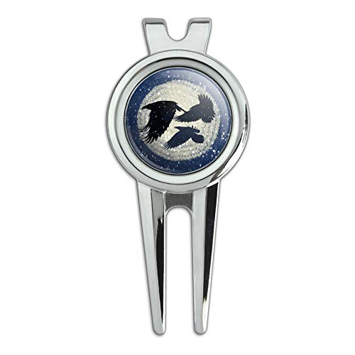 GRAPHICS & MORE Ravens Flying Through Snow Golf Divot Repair Tool and Ball Marker