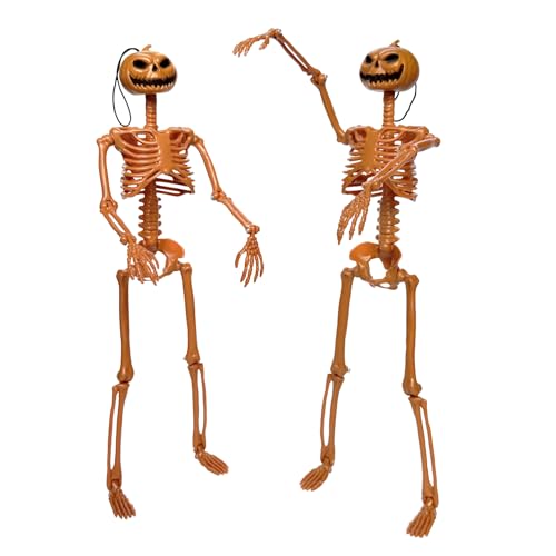 jabrand 2pcs Halloween Skeleton Decorations, 16