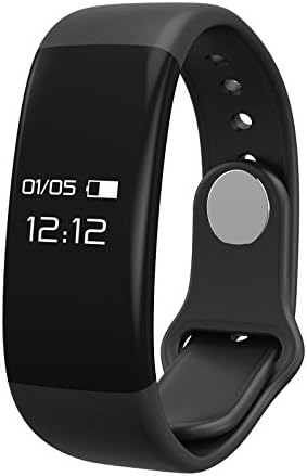[New] myFit Momentum Series Fitness Activity & Sleep Tracker w/ Heart Rate Monitor Pedometer workout calorie sports monitor steps counter (black)