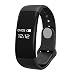 [New] myFit momentum Fitness Activity Tracker version 2.0 with Heart Rate Monitor & Automatic Sleep Detection Watch Wrist Band Heart Rate Monitor calorie distance step bit counter (30 minute charge)