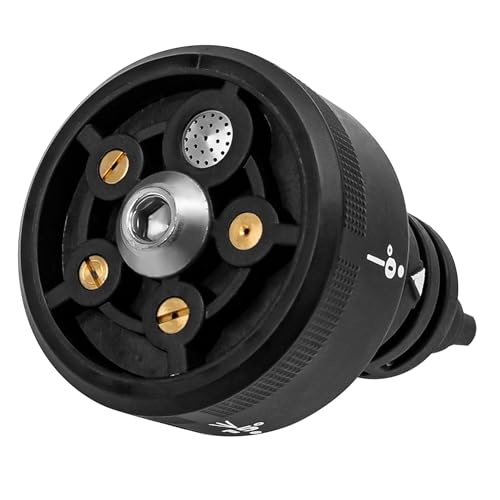Ugello multifunzione di ricambio per pulitore Worx Hydroshot WG629/620/630, WU630/633 accessori Home Tool idropulitrice accessori 5 in 1 per Pathway Driveway e pavimentazione aree piatte, nero