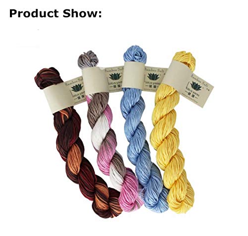 Lotus Yarns 100% Bamboo Yarn Hand Knitting Yarn 5X50G Hanks (02) #TOP5