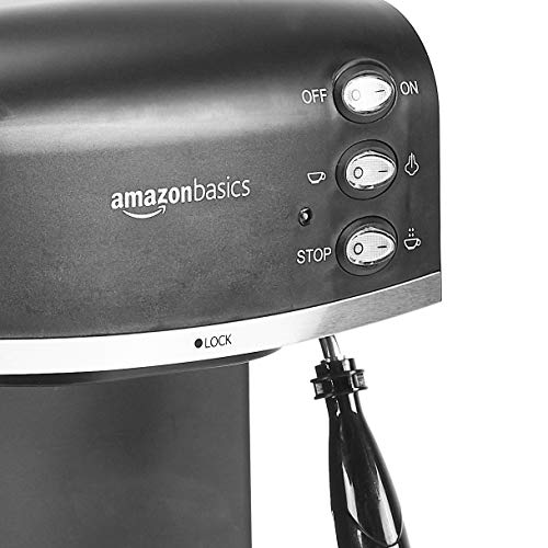 AmazonBasics Espresso Machine and Milk Frother Deals, Coupons