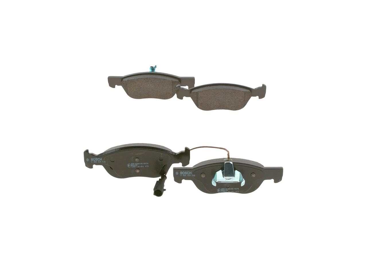 Bosch BP335 - Brake Pads Car Front Axle - Bosch Quality - Reduced Noise and Dust - ECE-R90 Certified - Copper-Free - 1 Set of 4 Pads