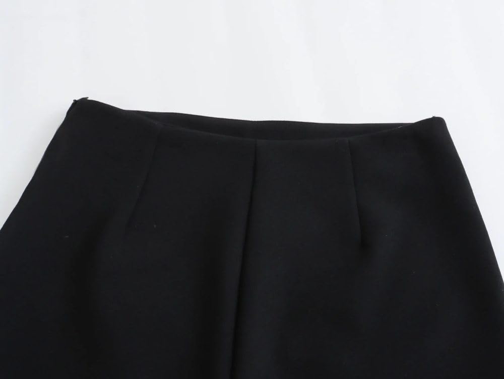SWEPER Falda Corta De Mujer - Falda Corta con Flecos Y Cuentas A La Moda para Mujer, Estilo De Fiesta, Cintura Alta, Cremallera Lateral, Falda Corta Versátil para Mujer