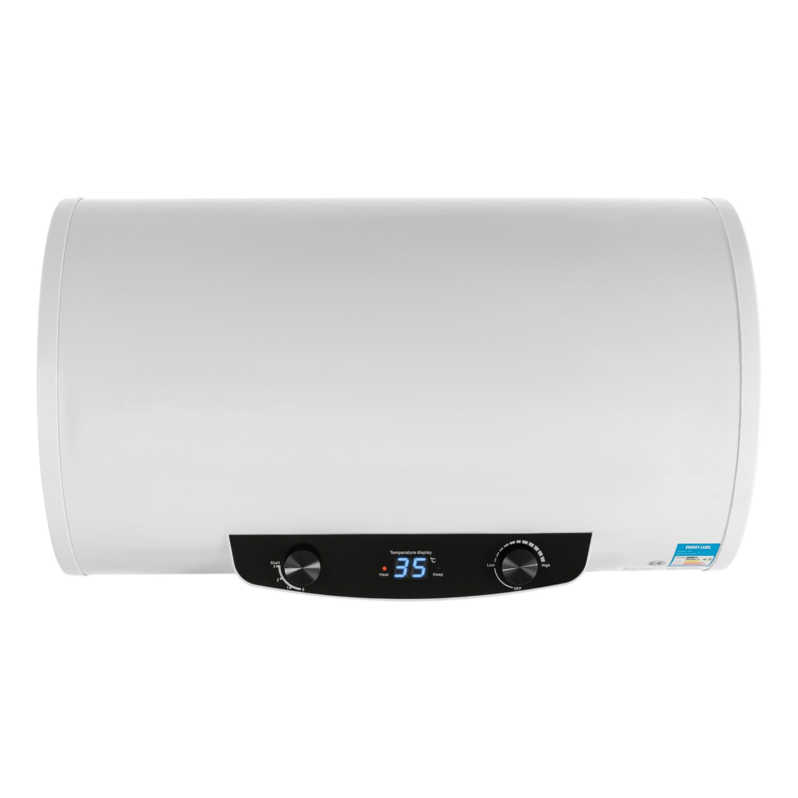 Caldaia murale orizzontale Serbatoio dell'acqua calda 120L（Capacità effettiva dell'acqua: 70L）Serbatoio elettrico dell'acqua calda Caldaia Scaldabagno Scaldabagno, 2000W