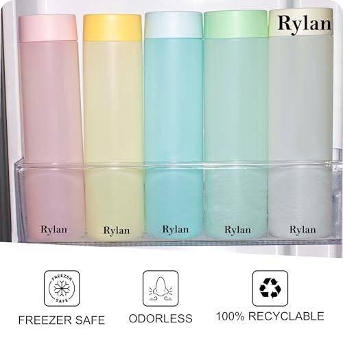 Image of Rylan Unbreakable Water Bottle - 1 Litre Leakproof Durable BPA-Free Non-Toxic for Office, Gym, Home (6 Pc Round), Multicolor