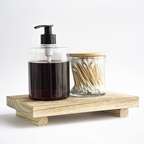 Aoipend Porte-Savon en Bois pour comptoir de Cuisine, Salle de