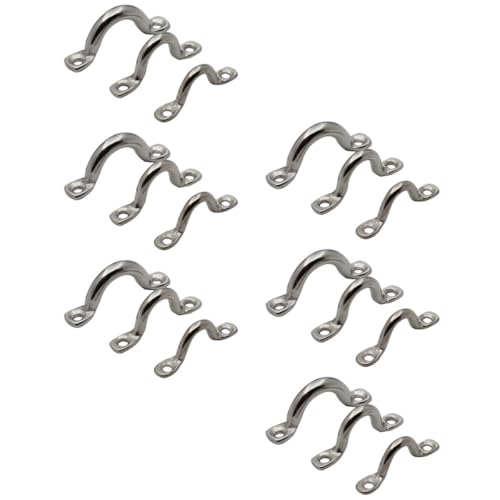 Œillets de fixation U acier 316 pont kayak bimini bateau lot de 18