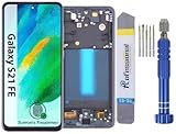 Contenu de la livraison : 1 écran pour Samsung S21 FE avec cadre, 1 outil de qualité supérieure