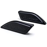 Krator NP017-B Black Cover Suzuki Busa GSX1300R 1999-2014 Gas Tank Pad Side Cap Hayabusa Logo