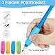 QOMJUFA 24 Stück Schreibhilfe für Stift Kinder, Stifthaltung Hilfe Kinder Silikon Schreibhilfe Stifthaltung Ergonomische Stifte Kinder für Linkshänder oder Rechtshänder
