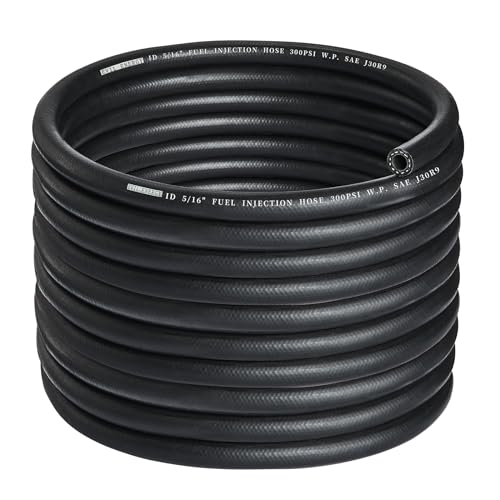 EVIL ENERGY 5/16 Fuel Line Hose 25FT Fuel Injection Hose Transmission Rubber SAE 30R9 300PSI