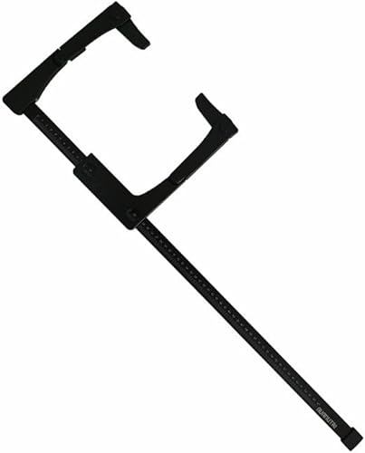 Antropómetro de hueso grande, aluminio y plástico ABS, 25.6 in