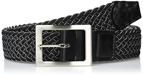 TaylorMade Golf TJ050 Men's Reversible Mesh Belt M, black / charcoal