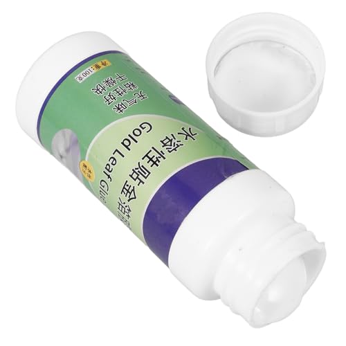 La mejor selección de Pan de oro Top 5. 48 jojofuny Adhesivo Para Dorar a Base De Agua y Pegamento Para Pan De Oro 100g Para Manualidades y Papel Decorativo, Blanco Transparente, Diy, Decoración Del Hogar, Arte y Bricolaje