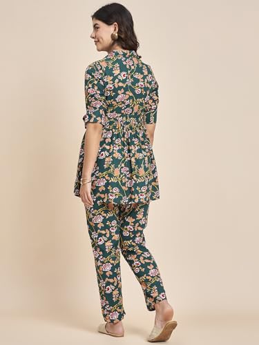 Image of Truvon Fashions Women's Co-Ords Set, Kurta and Pant Set