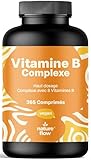 Vitamine B complex – 365 comprimés – Avec les 8 vitamines essentielles du groupe B (B1, B2...