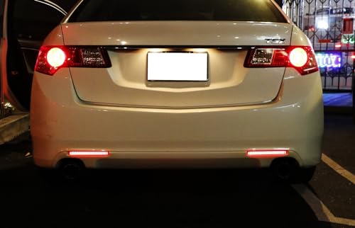 Luces LED Reflectoras Traseras para Acura TSX 09-14 miniatura 4