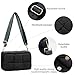 NAARIIAN Shoulder bags for women, Light-weight small puffer purses waterproof, hand-woven puffy bag crossbody handbag (Black)