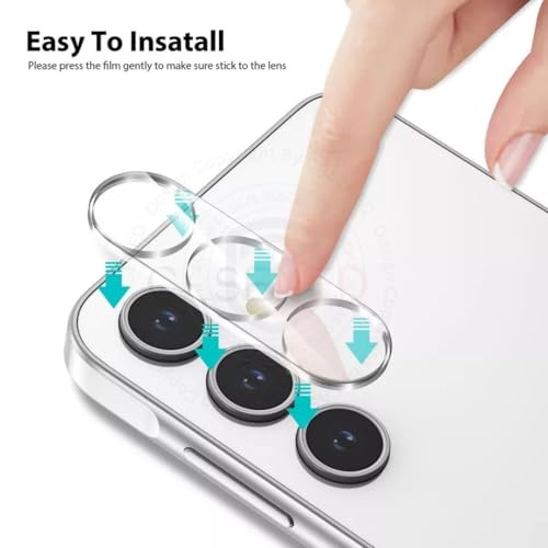 Image of Clear Camera Lens Protector for Samsung Galaxy Fold 6-9H Tempered Glass, Scratch-Resistant Camera Glass Protector