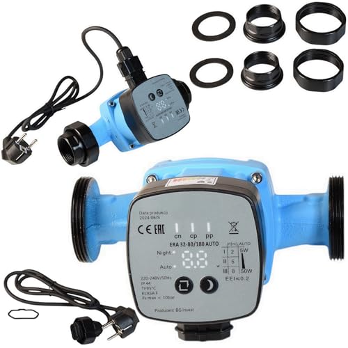 Elektronische Umlaufpumpe ERA 32-80/180 AUTO (5-50W max. 3720l/h max. Förderhöhe...