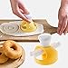 LEBERY Donut Cutter, Donut Mold Maker, Donut Cake Mold, Cookie Cutter for Baking Donut Mould Maker with Dipping Plier, DIY Doughnut Cutter Biscuit Stamp Mould Desserts Cutter Mold Kitchen Baking Tool