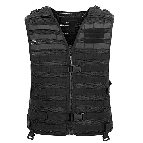 Chief Tac Military Tactical Molle Vest Mesh Light Army Airsoft Paintball Utility Vest, Breathable Lightweight Hunting Fishing Vest For Men Women #TOP1