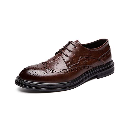 Chaussures Formelles pour Hommes Derby Oxford à Lacets Parfaites pour Fête
