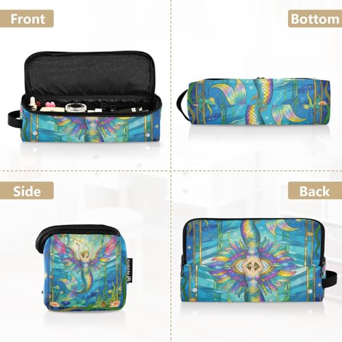 Bolsa de viaje para herramientas de cabello y alfombrilla resistente al calor con cremallera para organizador de herramientas de rizador, plancha, secador y más miniatura 5