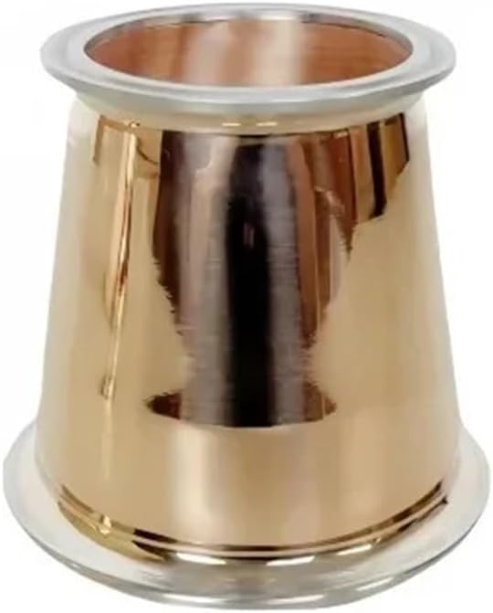 1pcs 3" X 2" /3" X 2.5" Tri Clamp Copper Reducer For Distillation Sanitary Pipe Fitting For Homebrewing Concentric Reducer Distiller(3inchX2inch)
