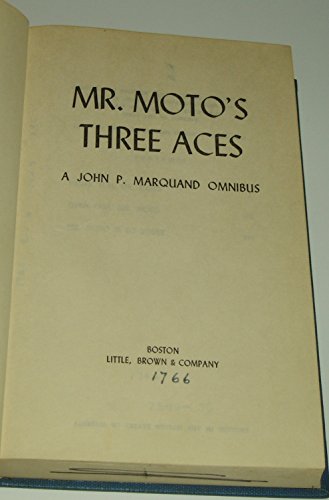 Mr. Moto's Three Aces: Thank You Mr. Moto / Thi... B001OQPDLK Book Cover