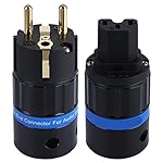 PRAV-Power-Connector-Plug-Plug-and-Play-Durable-HiFi-GoldPlated-for-Visual-Equipment-for-AppliancesE104GF104G-MaleFemale