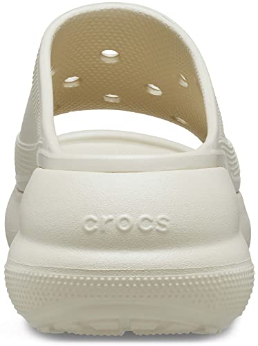 Crocs Unisex Crush Platform Slides, Wedge Sandals, Bone, 8 Us Men #TOP1