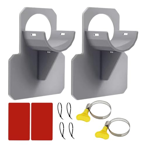 Ganci Larghi Per Da Piscina, Resistenti, In Alluminio, Blu, Con Viti, Perfetti Ganci Per Piscina, Pali Telescopici, Skimmer, Spa