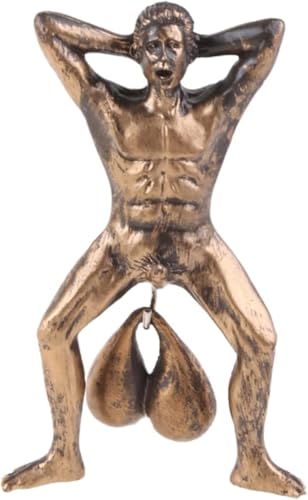 Funny Old Man With Door Knocker Pendant Character Model Doorbell For Front Door Garden Home Decoration