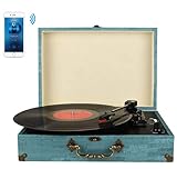 Fantastischer Bluetooth-Plattenspieler ---- Stellen Sie eine Winelessly-Verbindung zu Ihrem Bluetooth-fähigen Gerät her, um Ihre digitale Lieblingsmusik zu genießen.