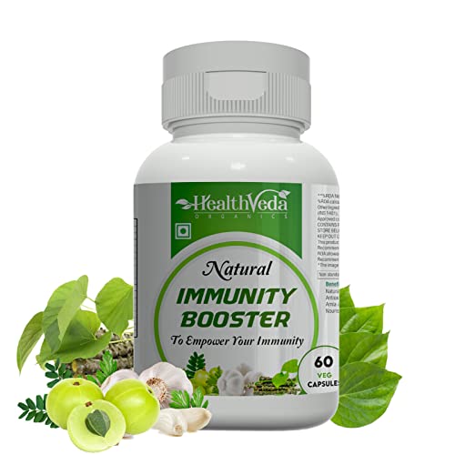Health Veda Organics Natural Immunity Booster to Improve your immunity (60 Capsules). Health Veda Organics Natural Immunity Booster to Improve your immunity (60 Capsules).