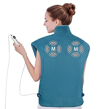 best neck and shoulder heating pad with massager