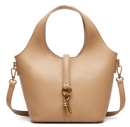 Bolso tipo Bucket de cuero PU para mujer miniatura 1